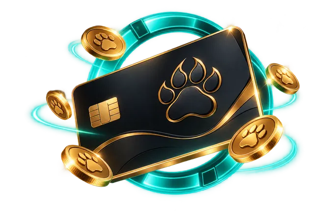 黑金色信用卡與金色光環，代表信用額度